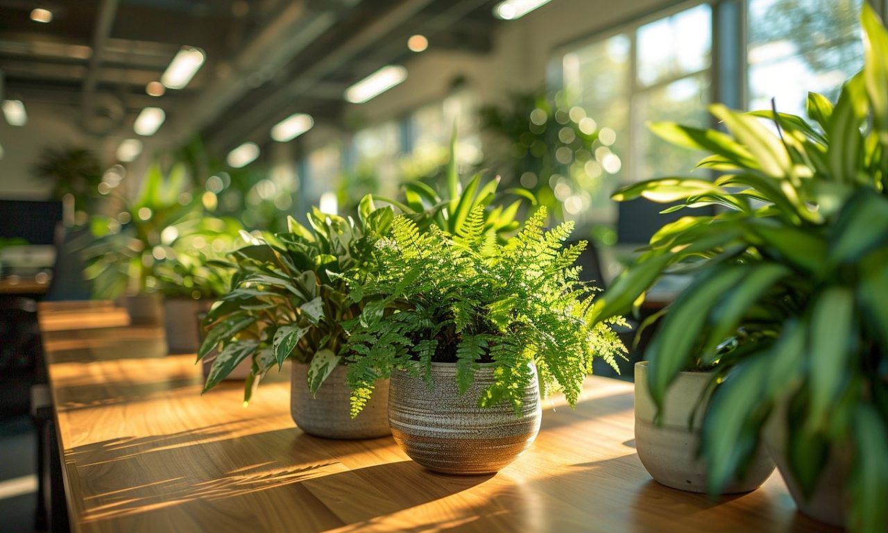 Les impacts positifs des plantes de bureau sur le bien-être et l’efficacité des employés